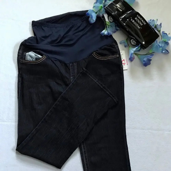 Times Two Maternity NWT Bootcut Jeans Women 1X - Picture 4 of 9